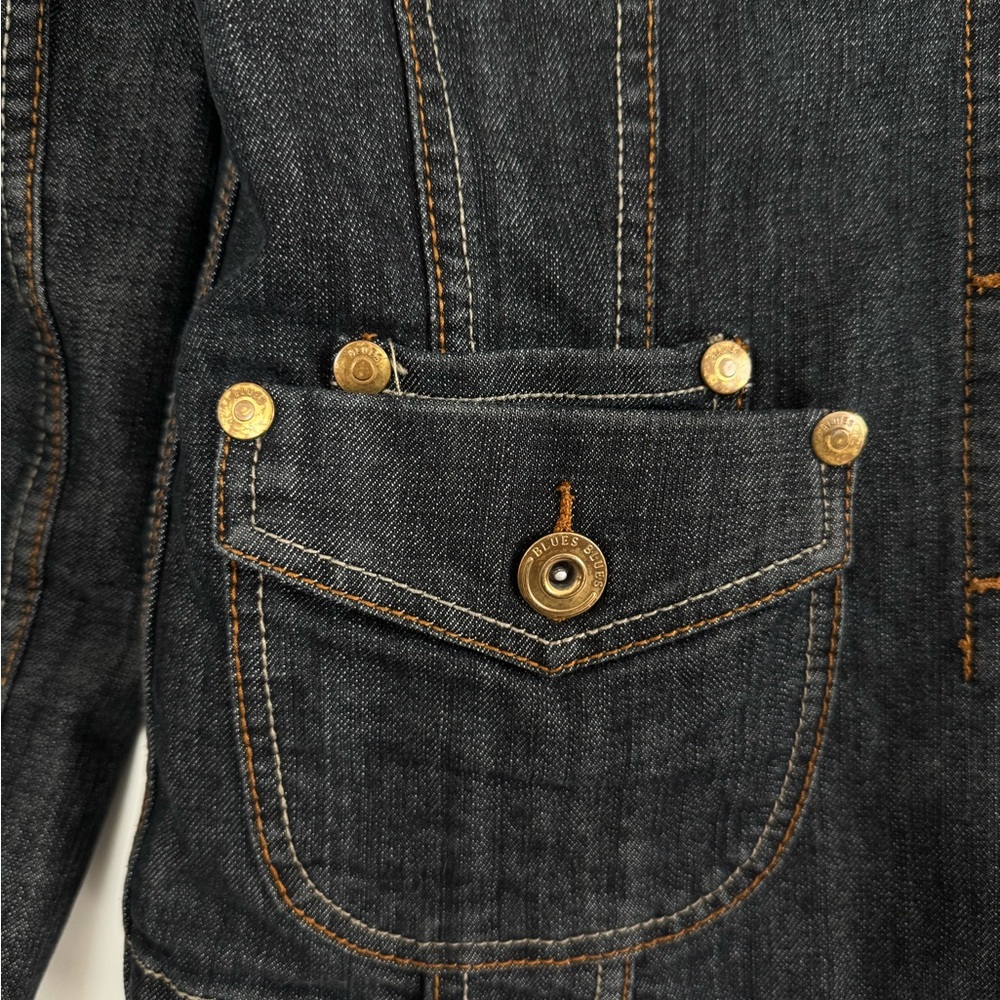 Denim Jacket With Multiple Pockets - image 3